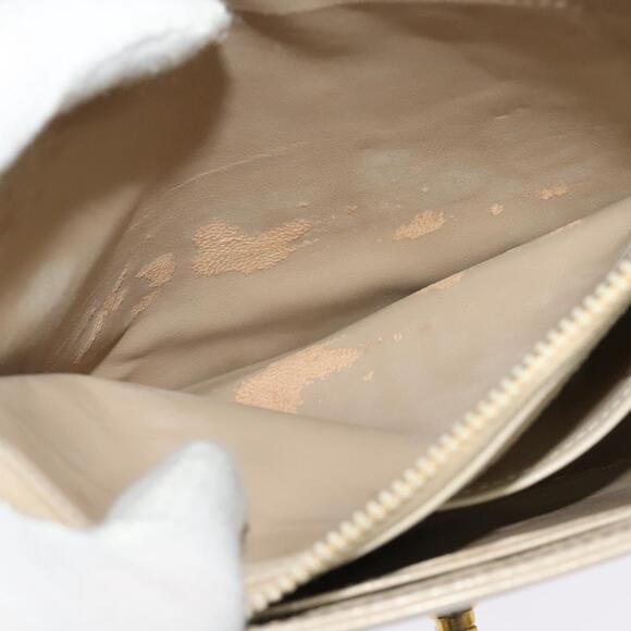 GUCCI Shoulder Bag Leather Cream Gold - Picture 12 of 16